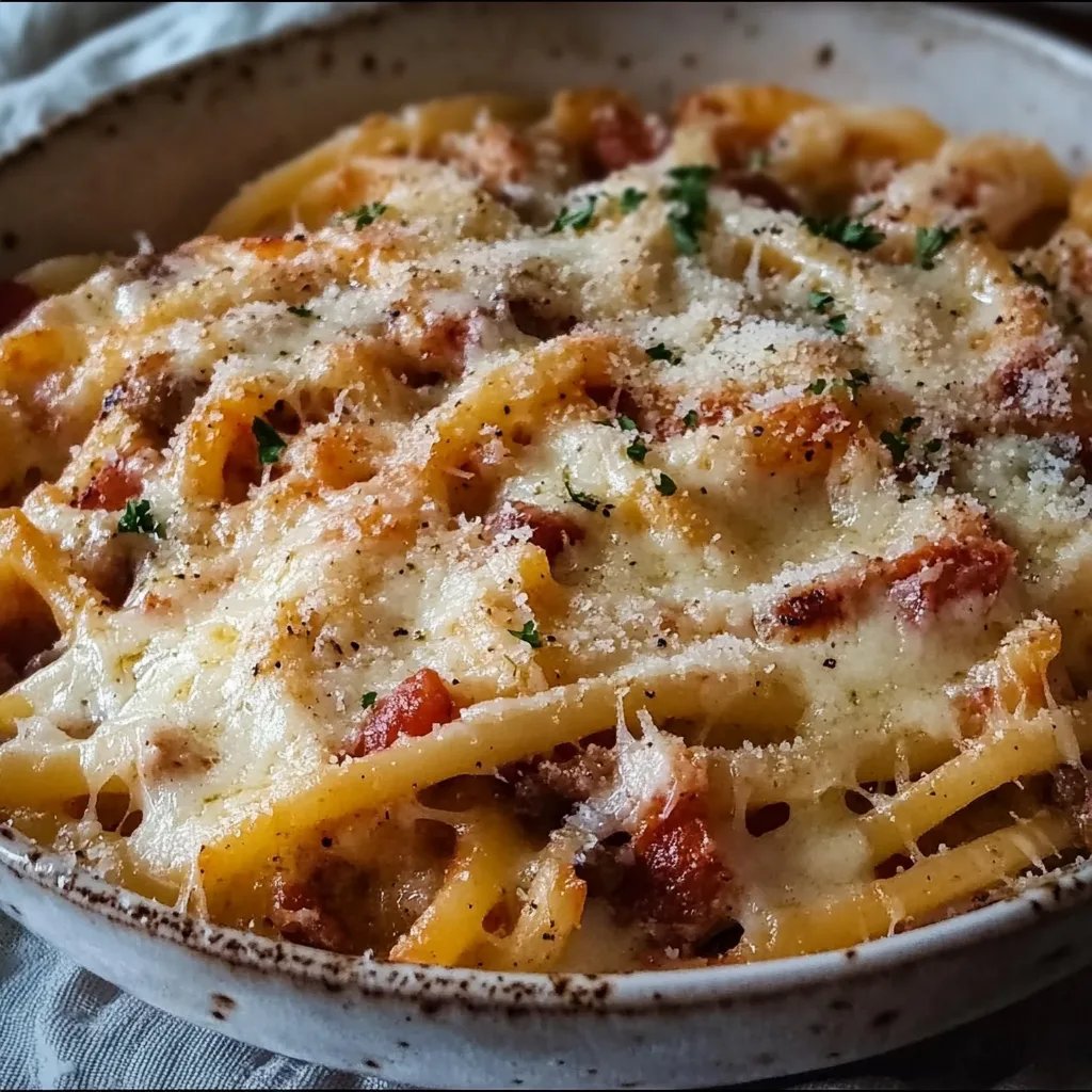 Griechischer Nudelauflauf