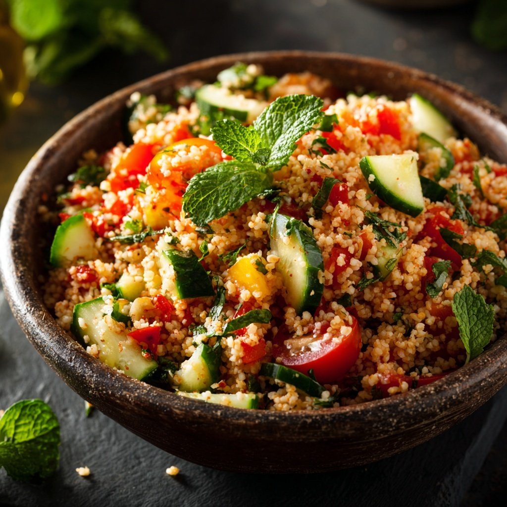 Bulgur Salat Zum Grillen Mit Minze