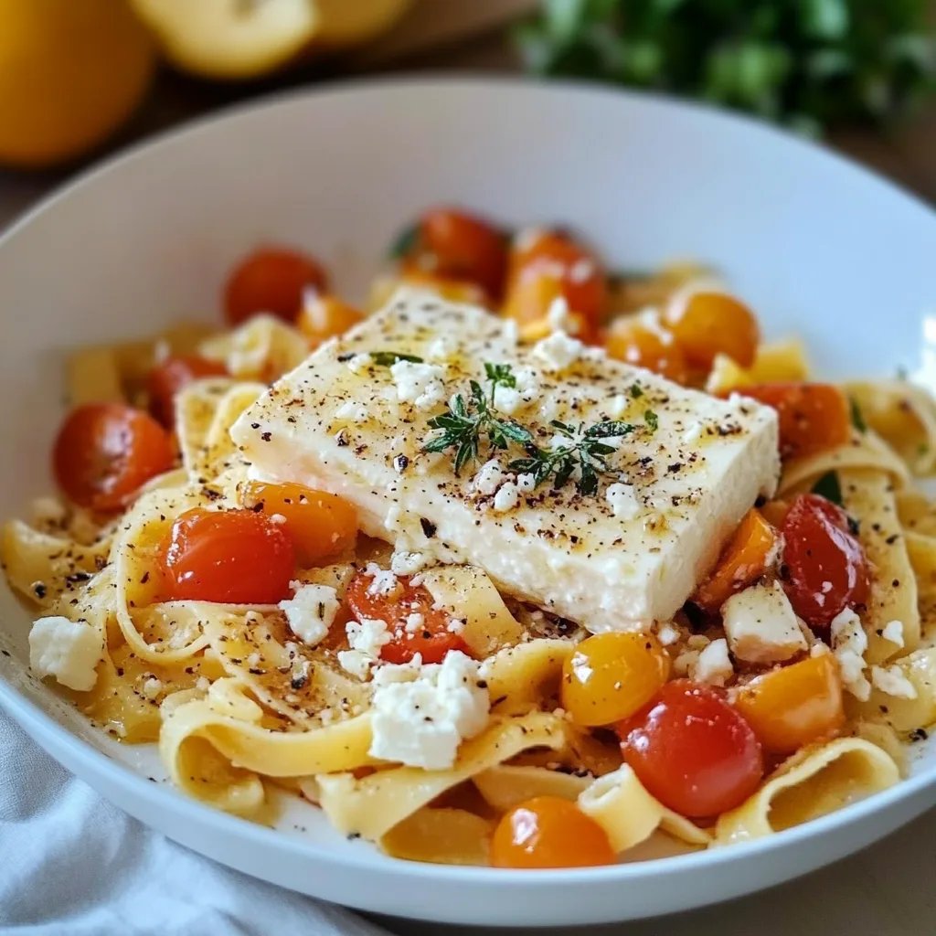 Feta-Pasta mit Hokkaido-Kürbis