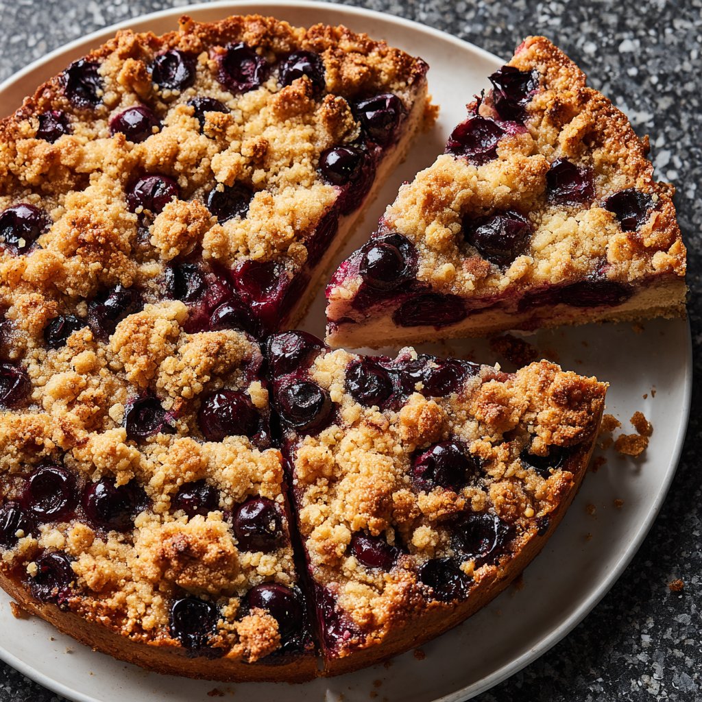 Streuselkuchen Mit Kirschen