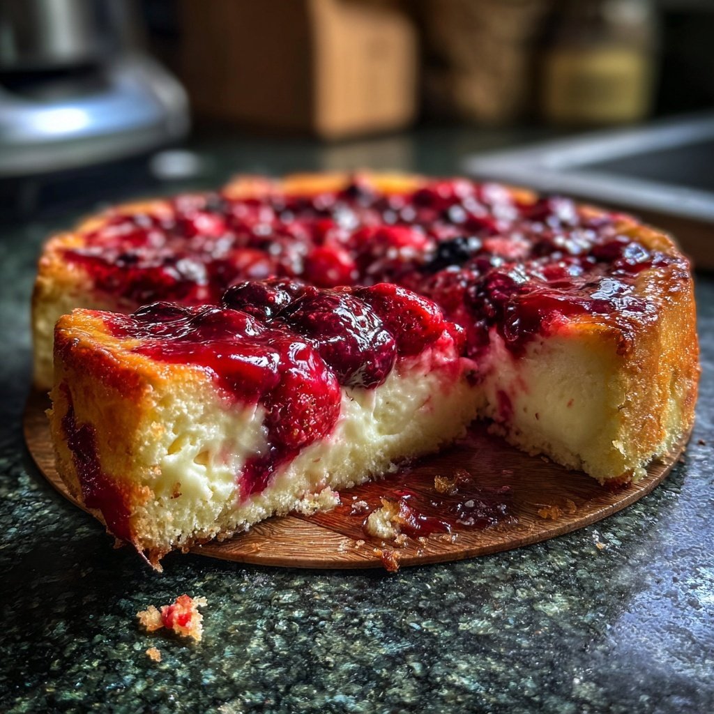 Erdbeerkuchen Mit Quark Und Beeren
