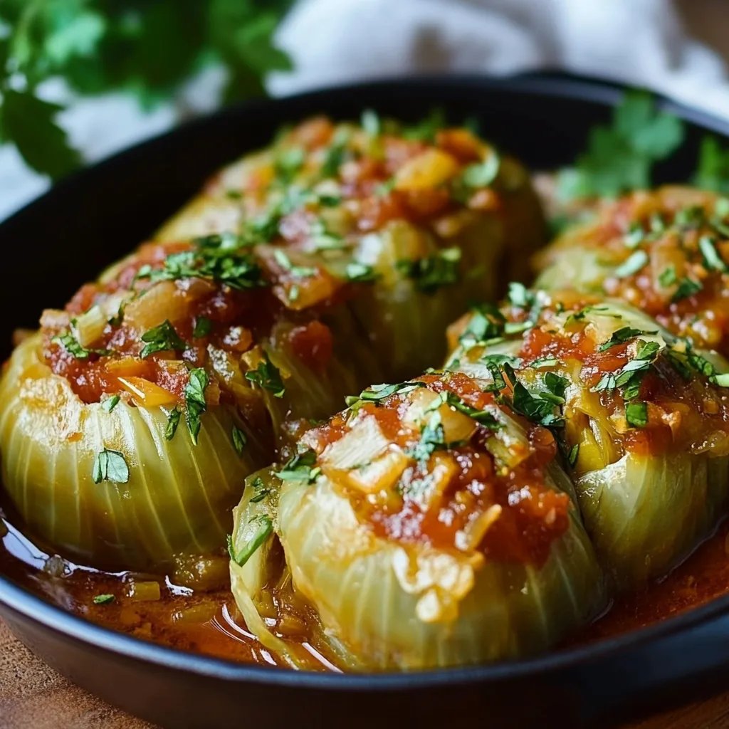 Vegetarische Kohlrouladen