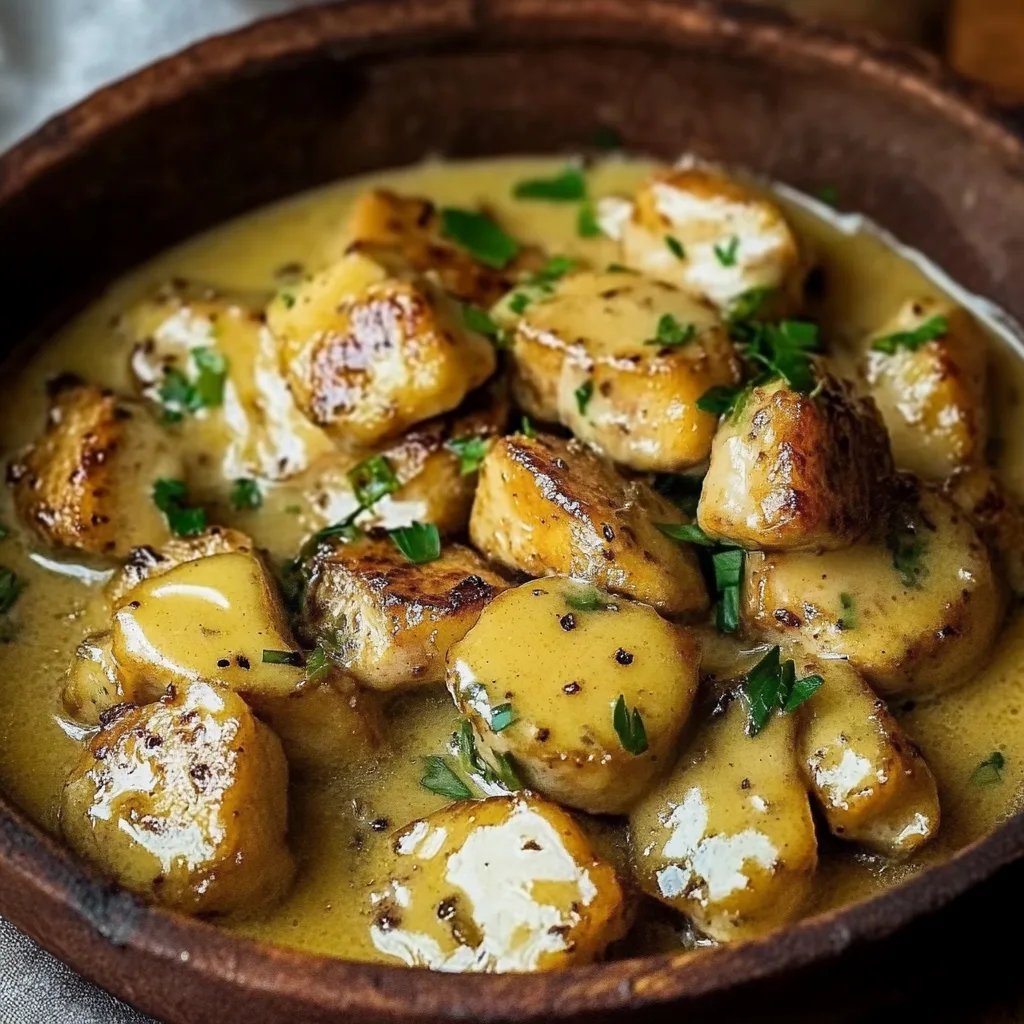 Schnelles Honig Senf Hähnchen mit Reis