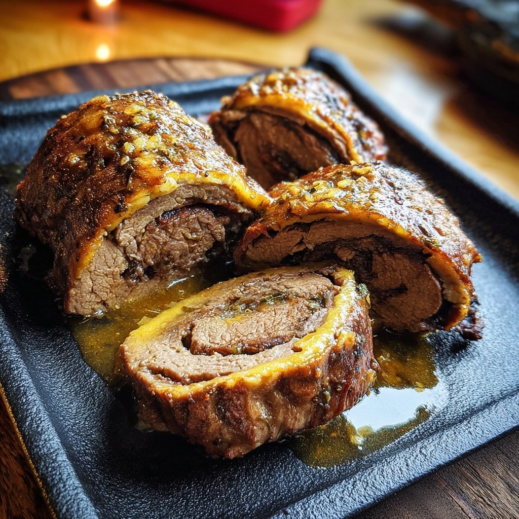 Hausmannskost Rinderrouladen mit Rahmsoße