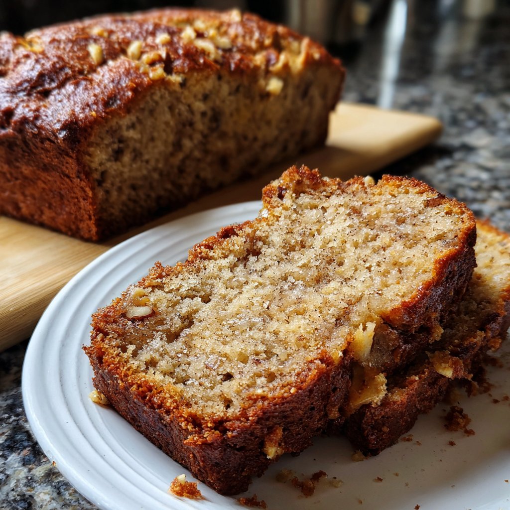 Ein-Schüssel-Bananenbrot