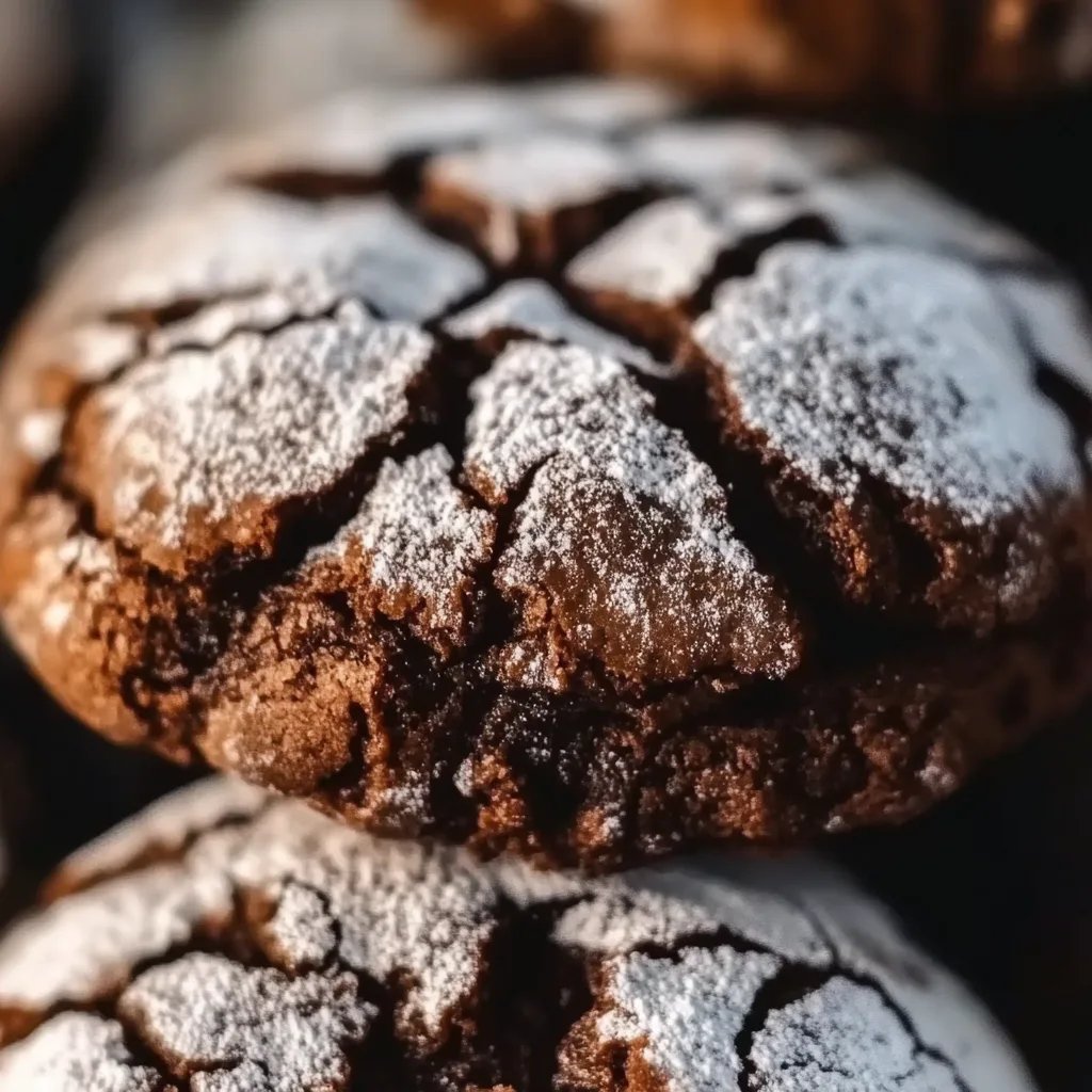 Chocolate Crinkle Cookies