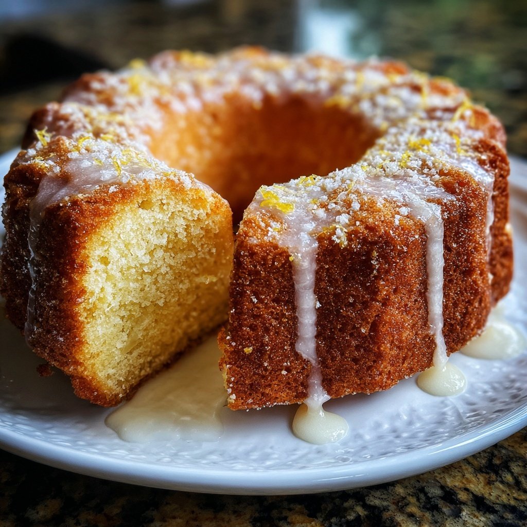 Zitronenkuchen ohne Zucker