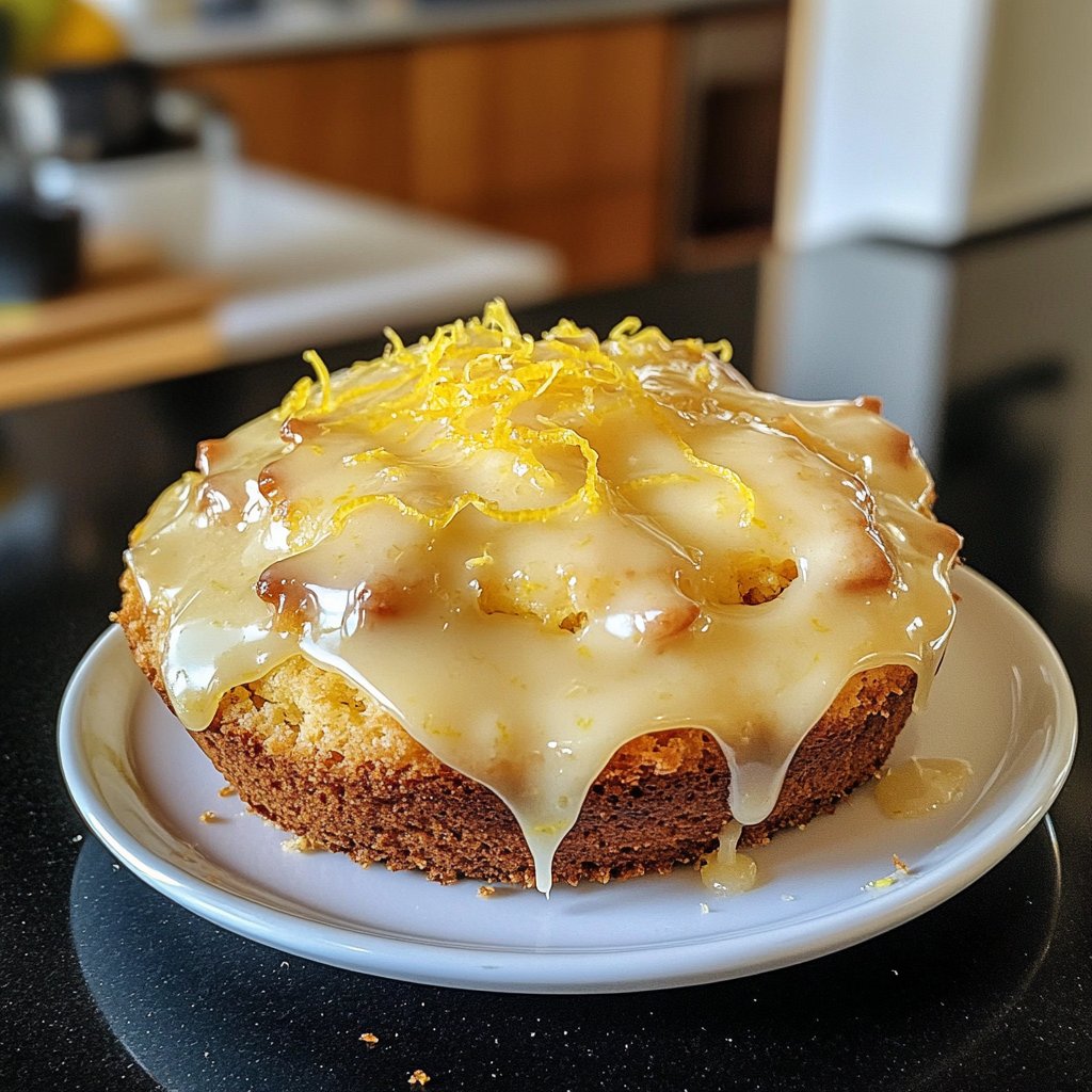 Zitronenkuchen mit feiner Krume