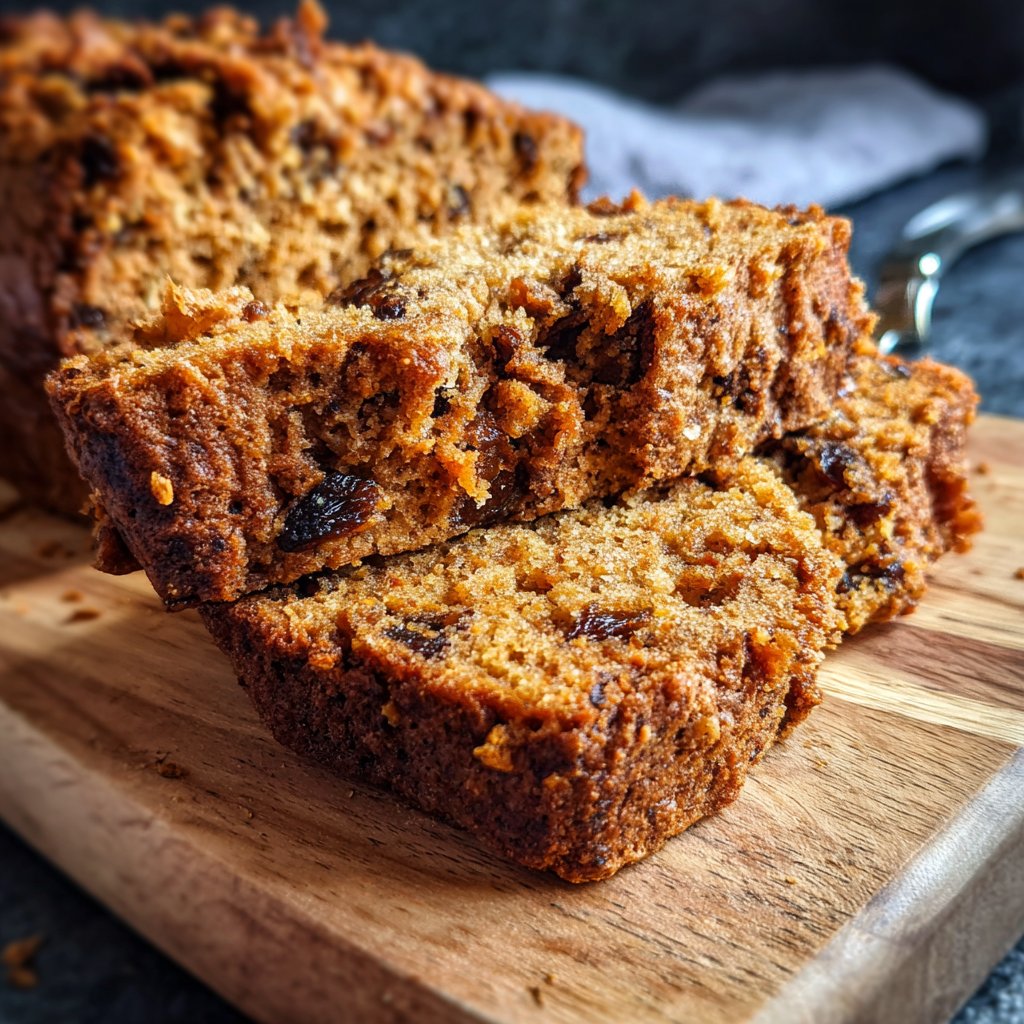 Bananenbrot mit Datteln