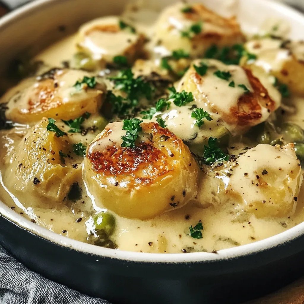 Rosenkohl in Frischkäse-Senfsauce