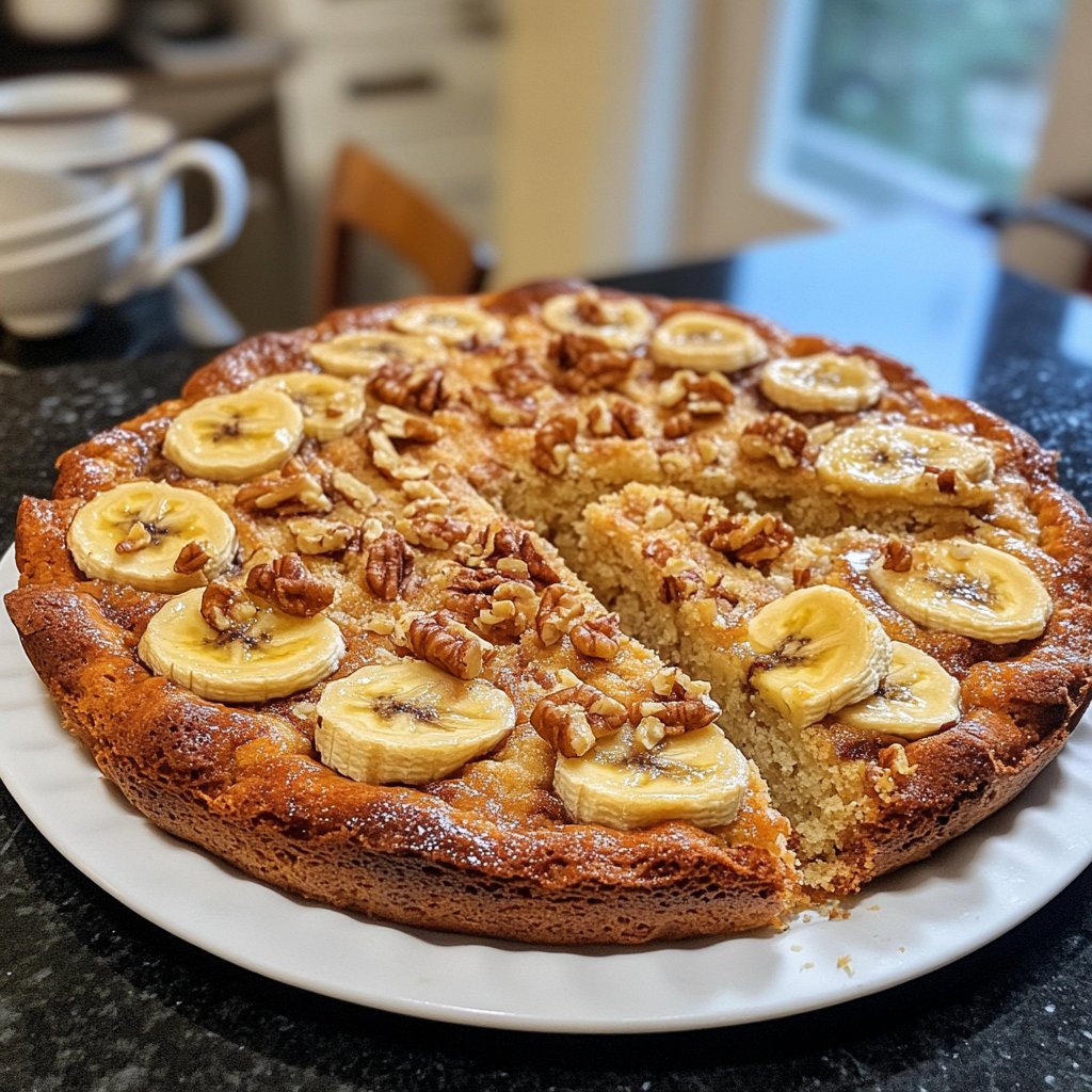 Bananenkuchen für die Familie
