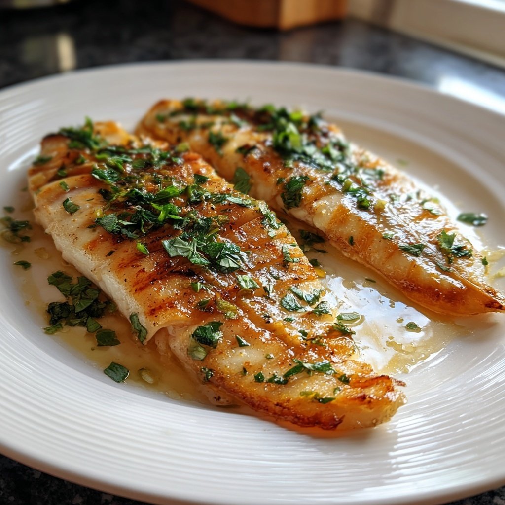 Gesund & Leicht Zitronen-Gegrillter Fisch