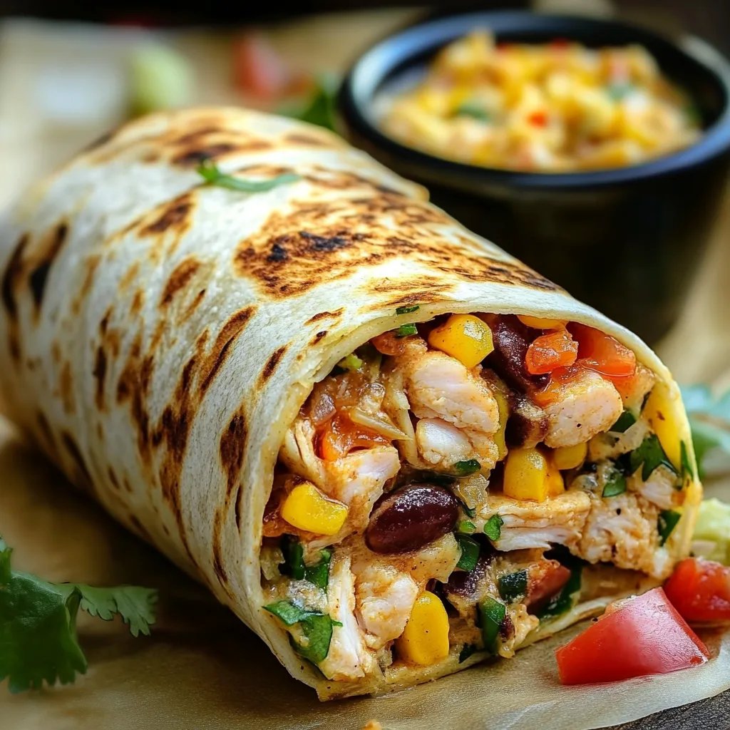 Southwest Hähnchen Wrap