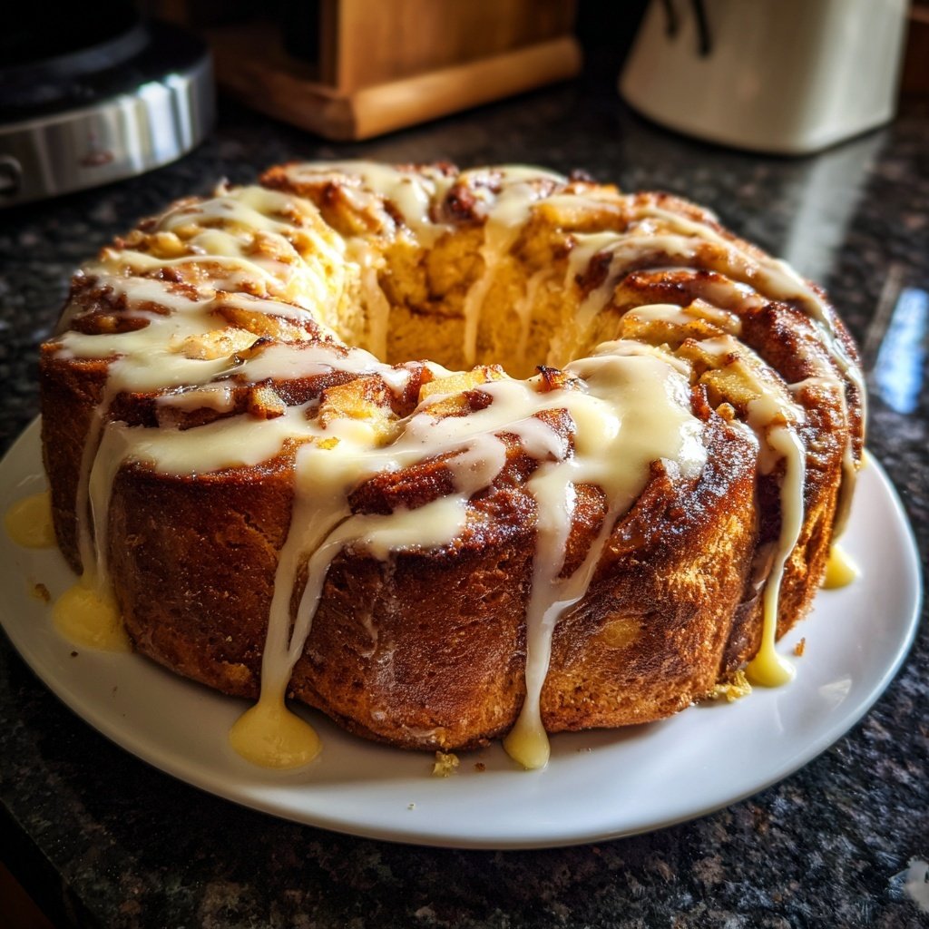 Apfel Zimtschnecken Kuchen