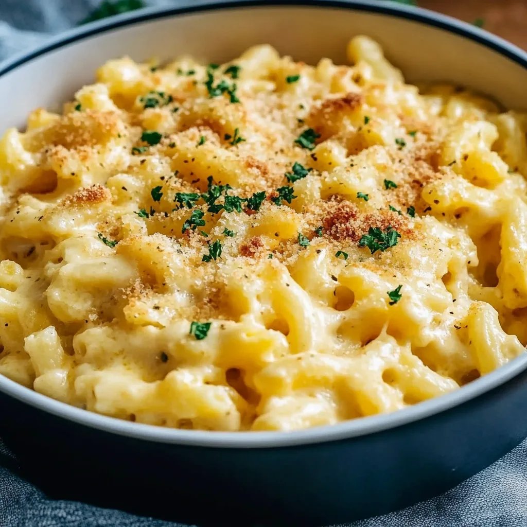 Käse-Schinken-Makkaroni-Auflauf